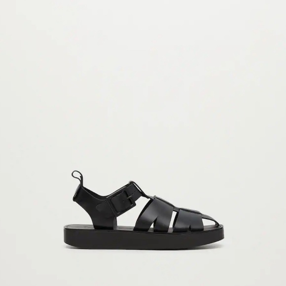 Mango Leather fisherman sandals - Picture 1 of 12